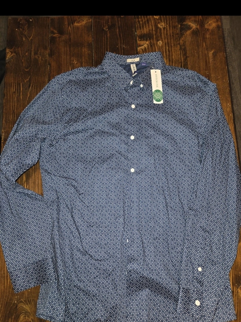Men's Navy Micro-Dot Button-Down Shirt Artefact Stichfix